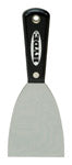 Hyde Black & Silver 3 in. W Carbon Steel Chiseled-Edge Paint Scraper